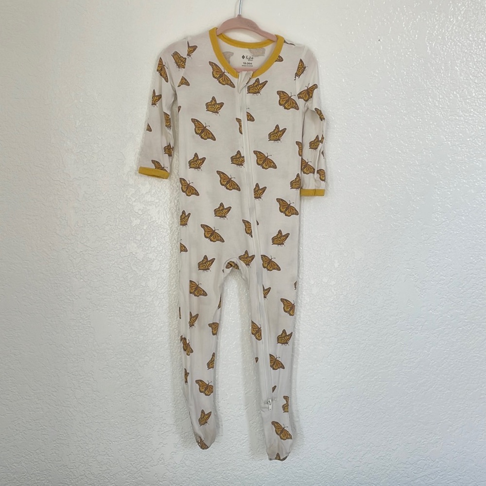 Kyte Baby Zip Footie in Monarch 12-24 Months 🦋